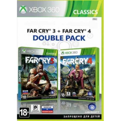 Far Cry 3 + Far Cry 4 [Xbox 360, английская версия]